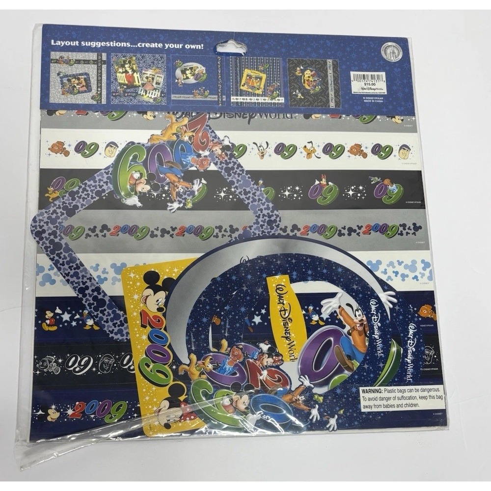 Walt Disney World  The Magic Disneyland Scrapbooking Kit - 2009